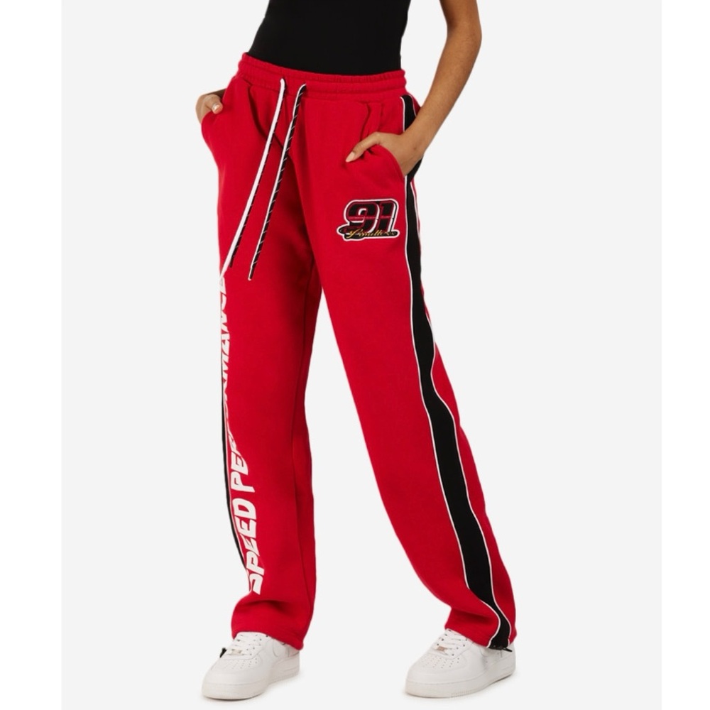 SMOKE RISE Racing Slouch Straight Pants, NWT